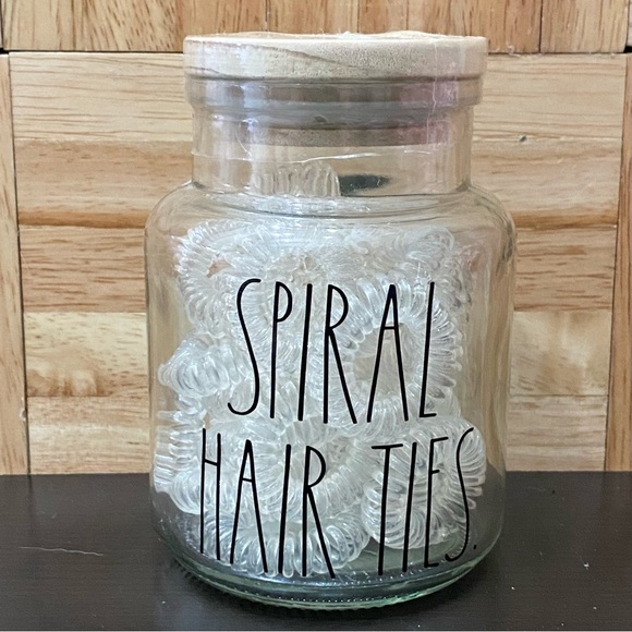 RAE DUNN Spiral Hair Ties in A Bottle - Picture 2 of 7